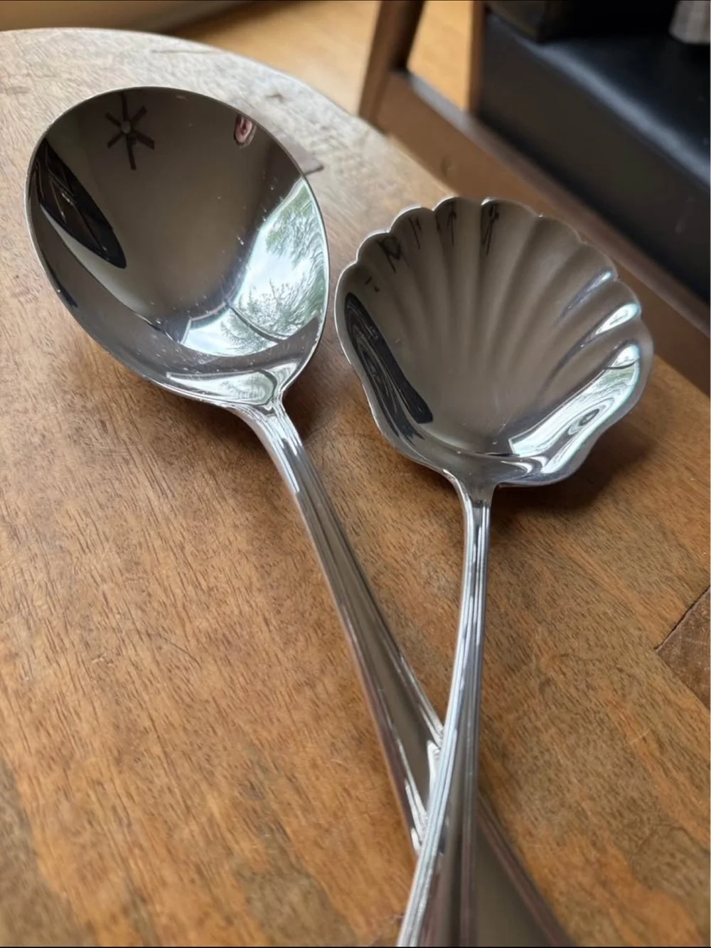 Vintage Gorham heritage silverplated serving spoons
